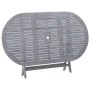 Mesa de jardín plegable madera maciza de acacia 160x85x75 cm de vidaXL, Mesas de jardín - Ref: Foro24-46332, Precio: 189,24 €...