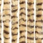 Cortina antimoscas chenilla beige y marrón 100x200 cm de , Mosquiteras para ventanas - Ref: Foro24-377389, Precio: 63,44 €, D...