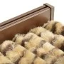 Cortina antimoscas chenilla beige y marrón 100x200 cm de , Mosquiteras para ventanas - Ref: Foro24-377389, Precio: 63,44 €, D...