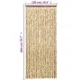 Cortina antimoscas chenilla beige y marrón 100x200 cm de , Mosquiteras para ventanas - Ref: Foro24-377389, Precio: 63,44 €, D...