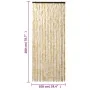 Cortina antimoscas chenilla beige 100x200 cm de , Mosquiteras para ventanas - Ref: Foro24-377377, Precio: 70,77 €, Descuento: %
