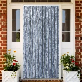 Cortina antimoscas chenilla plateado 100x230 cm by , Mosquito nets for windows - Ref: Foro24-377380, Price: 65,98 €, Discount: %