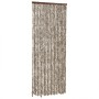 Cortina antimoscas chenilla gris taupe y blanco 100x230 cm de , Mosquiteras para ventanas - Ref: Foro24-377406, Precio: 61,01...