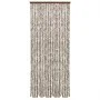 Cortina antimoscas chenilla gris taupe y blanco 100x230 cm de , Mosquiteras para ventanas - Ref: Foro24-377406, Precio: 65,53...
