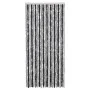 Cortina antimoscas chenilla gris y negro 90x220 cm de , Mosquiteras para ventanas - Ref: Foro24-377328, Precio: 60,96 €, Desc...