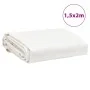 White canvas 1.5x2 m 650 g/m² by , Waterproof tarpaulins - Ref: Foro24-156067, Price: 27,67 €, Discount: %