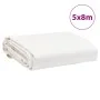 Lona blanca 5x8 m 650 g/m² de , Lonas impermeables - Ref: Foro24-156073, Precio: 195,55 €, Descuento: %
