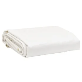 Lona blanco Ø 2,6 m 650 g/m² de , Lonas impermeables - Ref: Foro24-156230, Precio: 33,23 €, Descuento: %