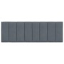 Cabecero de cama acolchado terciopelo gris oscuro 140 cm de , Cabeceros y pies de cama - Ref: Foro24-374670, Precio: 58,12 €,...