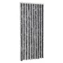 Cortina antimoscas chenilla gris y negro 100x200 cm de , Mosquiteras para ventanas - Ref: Foro24-377329, Precio: 63,82 €, Des...