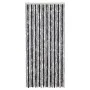 Cortina antimoscas chenilla gris y negro 100x200 cm de , Mosquiteras para ventanas - Ref: Foro24-377329, Precio: 63,82 €, Des...