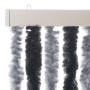 Cortina antimoscas chenilla gris y negro 100x200 cm de , Mosquiteras para ventanas - Ref: Foro24-377329, Precio: 58,85 €, Des...