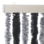 Cortina antimoscas chenilla gris y negro 100x200 cm de , Mosquiteras para ventanas - Ref: Foro24-377329, Precio: 63,82 €, Des...