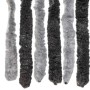 Cortina antimoscas chenilla gris y negro 100x200 cm de , Mosquiteras para ventanas - Ref: Foro24-377329, Precio: 58,85 €, Des...