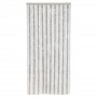Cortina antimoscas chenilla gris claro y blanco 100x200 cm de , Mosquiteras para ventanas - Ref: Foro24-377315, Precio: 64,47...