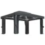 Cenador con cortina y tira de luz LED aluminio antracita 4x3 m de , Carpas y cenadores - Ref: Foro24-3070355, Precio: 556,27 ...