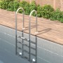 Escalera para piscina acero inoxidable 304 54x38x184,5 cm de , Escaleras y rampas de piscina - Ref: Foro24-93459, Precio: 257...