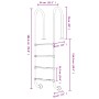 Escalera para piscina acero inoxidable 304 54x38x184,5 cm de , Escaleras y rampas de piscina - Ref: Foro24-93459, Precio: 257...