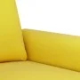Yellow velvet 3-piece sofa set with cushions by , Sofas - Ref: Foro24-3202196, Price: 668,38 €, Discount: %
