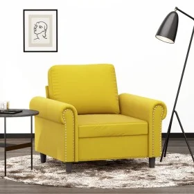Yellow velvet armchair 60 cm by , Sofas - Ref: Foro24-359515, Price: 165,09 €, Discount: %