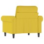 Sillón de terciopelo amarillo 60 cm de , Sofás - Ref: Foro24-359515, Precio: 185,43 €, Descuento: %
