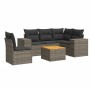 Set de muebles de jardín 6 pzas y cojines ratán sintético gris de , Conjuntos de jardín - Ref: Foro24-3257782, Precio: 387,91...