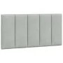 Cabecero de cama acolchado terciopelo gris claro 100 cm de , Cabeceros y pies de cama - Ref: Foro24-374655, Precio: 34,12 €, ...