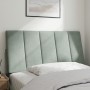 Cabecero de cama acolchado terciopelo gris claro 100 cm de , Cabeceros y pies de cama - Ref: Foro24-374655, Precio: 36,05 €, ...