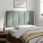 Cabecero de cama acolchado terciopelo gris claro 100 cm de , Cabeceros y pies de cama - Ref: Foro24-374655, Precio: 34,12 €, ...