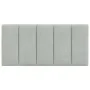 Cabecero de cama acolchado terciopelo gris claro 100 cm de , Cabeceros y pies de cama - Ref: Foro24-374655, Precio: 34,12 €, ...