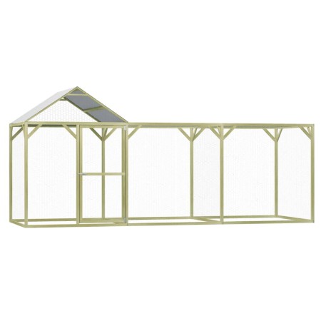 Gallinero de madera de pino impregnada 4,5x1,5x2 m de vidaXL, Jaulas y habitáculos para animales pequeños - Ref: Foro24-27840...