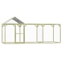 Gallinero de madera de pino impregnada 4,5x1,5x2 m de vidaXL, Jaulas y habitáculos para animales pequeños - Ref: Foro24-27840...