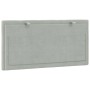 Cabecero de cama acolchado terciopelo gris claro 100 cm de , Cabeceros y pies de cama - Ref: Foro24-374655, Precio: 36,05 €, ...