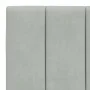 Cabecero de cama acolchado terciopelo gris claro 100 cm de , Cabeceros y pies de cama - Ref: Foro24-374655, Precio: 34,12 €, ...