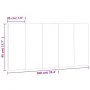 Cabecero de cama acolchado terciopelo gris claro 100 cm de , Cabeceros y pies de cama - Ref: Foro24-374655, Precio: 34,12 €, ...