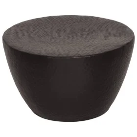 Mesa de centro aluminio martillado latón negro Ø 50x30 cm de , Mesas de centro - Ref: Foro24-359611, Precio: 120,38 €, Descue...