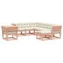 Juego de muebles jardín 8 pzas y cojines madera abeto Douglas de , Conjuntos de jardín - Ref: Foro24-3216953, Precio: 854,85 ...