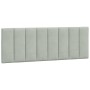 Cabecero de cama acolchado terciopelo gris claro 140 cm de , Cabeceros y pies de cama - Ref: Foro24-374669, Precio: 58,41 €, ...