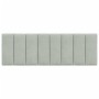 Cabecero de cama acolchado terciopelo gris claro 140 cm de , Cabeceros y pies de cama - Ref: Foro24-374669, Precio: 58,41 €, ...