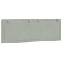 Cabecero de cama acolchado terciopelo gris claro 140 cm de , Cabeceros y pies de cama - Ref: Foro24-374669, Precio: 58,41 €, ...