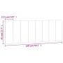 Cabecero de cama acolchado terciopelo gris claro 140 cm de , Cabeceros y pies de cama - Ref: Foro24-374669, Precio: 58,41 €, ...