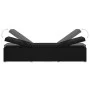Sun lounger with black synthetic rattan cushion by vidaXL, Loungers - Ref: Foro24-46221, Price: 208,63 €, Discount: %