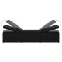 Tumbona con cojín de ratán sintético negro de vidaXL, Tumbonas - Ref: Foro24-46221, Precio: 212,44 €, Descuento: %