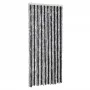Cortina antimoscas chenilla gris y negro 100x220 cm de , Mosquiteras para ventanas - Ref: Foro24-377330, Precio: 64,82 €, Des...