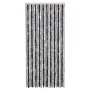 Cortina antimoscas chenilla gris y negro 100x220 cm de , Mosquiteras para ventanas - Ref: Foro24-377330, Precio: 64,82 €, Des...
