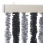 Cortina antimoscas chenilla gris y negro 100x220 cm de , Mosquiteras para ventanas - Ref: Foro24-377330, Precio: 64,82 €, Des...