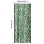 Cortina antimoscas chenilla verde y blanco 100x200 cm de , Mosquiteras para ventanas - Ref: Foro24-377385, Precio: 64,25 €, D...
