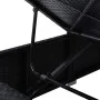 Sun lounger with black synthetic rattan cushion by vidaXL, Loungers - Ref: Foro24-46221, Price: 208,63 €, Discount: %