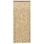 Cortina antimoscas chenilla beige y marrón 56x200 cm de , Mosquiteras para ventanas - Ref: Foro24-377387, Precio: 37,69 €, De...