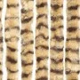 Cortina antimoscas chenilla beige y marrón 56x200 cm de , Mosquiteras para ventanas - Ref: Foro24-377387, Precio: 37,69 €, De...